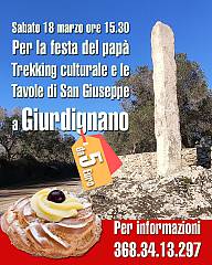 Trekking e le tavole di san giuseppe a giurdignano