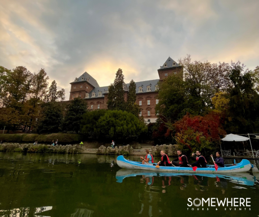 Torino in canoa