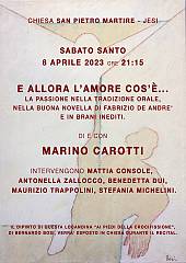 Marino carotti presenta allora l'amore cos'e'... la passione nella tradizione orale, nella
