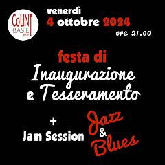 Festa di inaugurazione e tesseramento diciasettesima stagione - count basie band + jam jaz