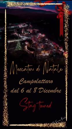 Mercatini di natale sotto le mura del castello medievale