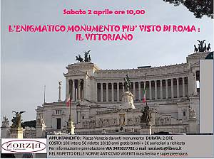 L'enigmatico monumento piu' visto di roma . il vittoriano