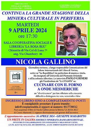 Nicola gallino cucinare con il forno a onde mesmeriche