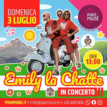 Emily la chatte in concerto a pian munè