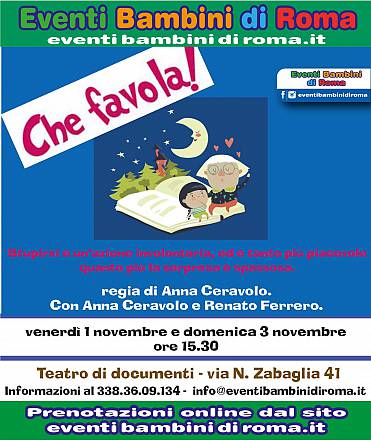 Spettacolo teatrale per bambini cha favola!