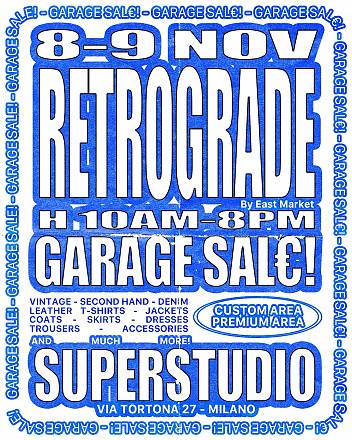 Torna retrograde, il garage sale di east market dedicato all'abbigliamento vintage