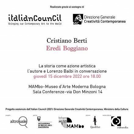 Presentazione del libro d’artista “eredi boggiano di cristiano berti al mambo