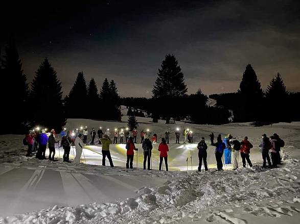 Ciaspolata al crepuscolo: alla scoperta del monte maggio