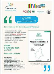 Presentazione libro in rsa 'questi piemontesi' - salone off 2024