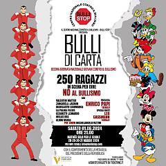 Bulli di carta: il primo giugno torna lo spettacolo annuale dei ragazzi di bulli stop.