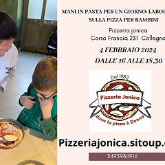 Mani in pasta per un giorno, laboratorio sulla pizza per bambini