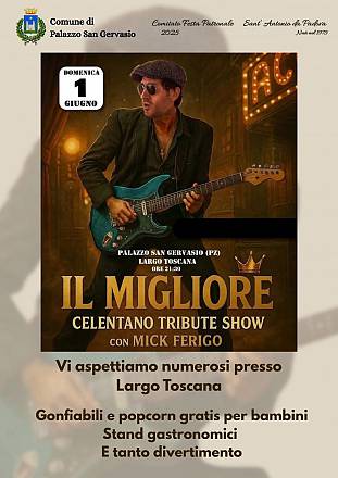 Il migliore celentano tribute show con mick ferigo