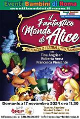 Spettacolo teatrale per bambini il fantastico mondo di alice
